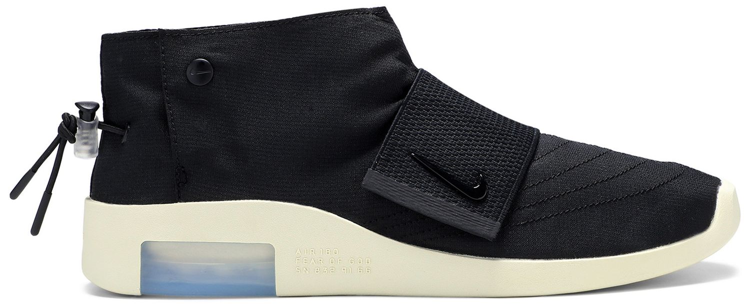 Air fear of god moccasin black on feet clearance