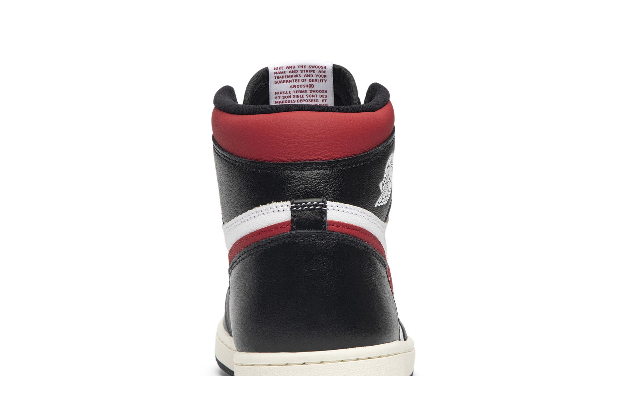 Red stripe jordan 1 deals