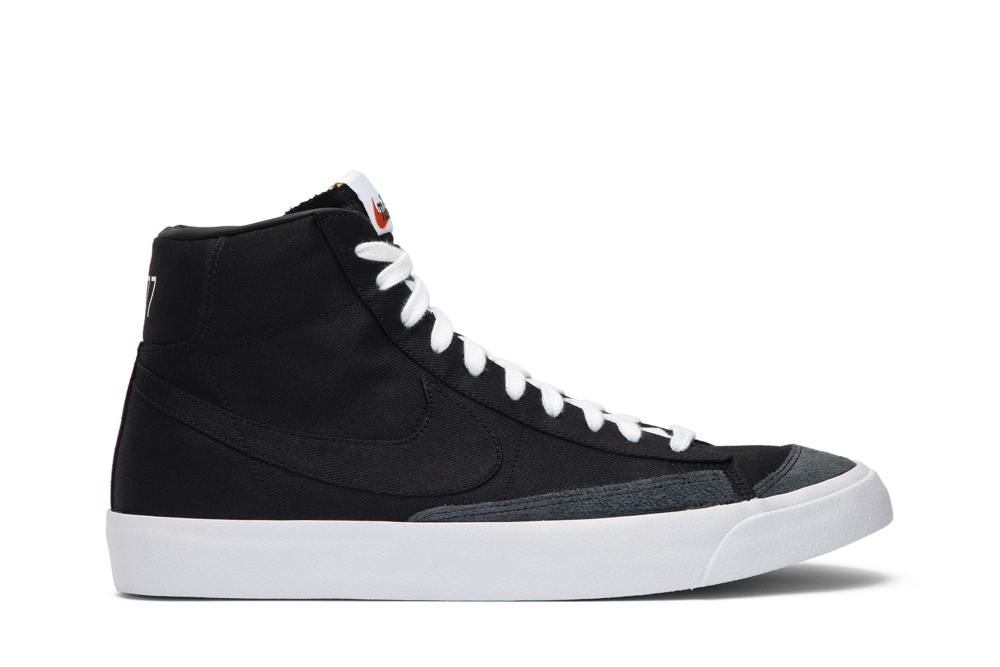 Blazer mid '77 suede-trimmed canvas high-top sneakers outlet