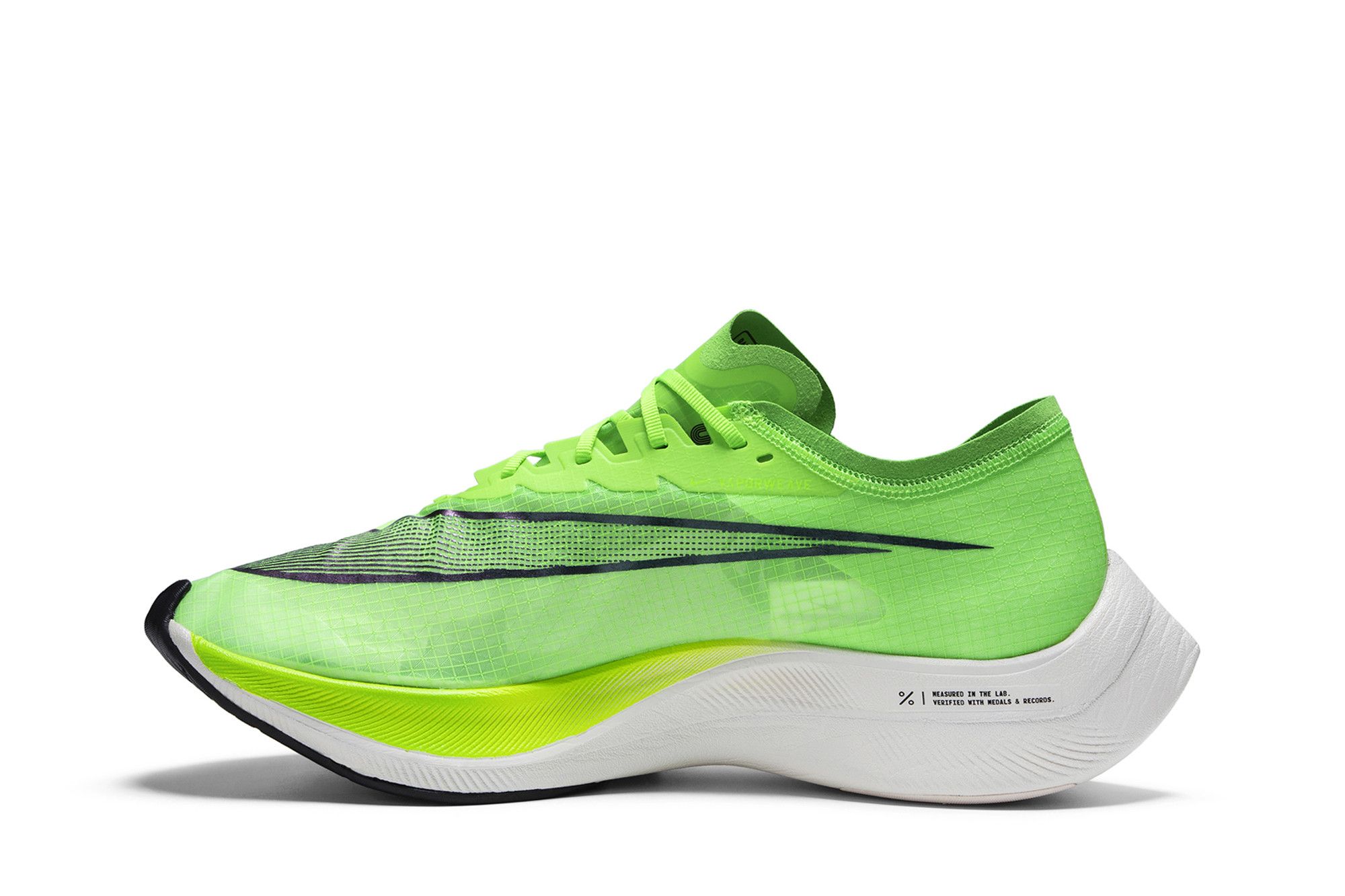 Nike zoomx vaporfly next green top