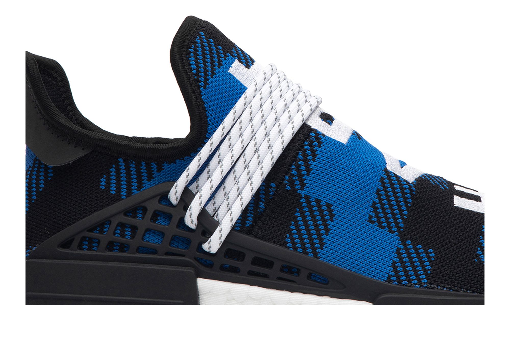 Size 13.0 Pharrell x Billionaire Boys Club x NMD Human Race Trail Blue Plaid