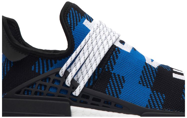 Pharrell x Billionaire Boys Club x adidas NMD Human Race Trail Blue Plaid
