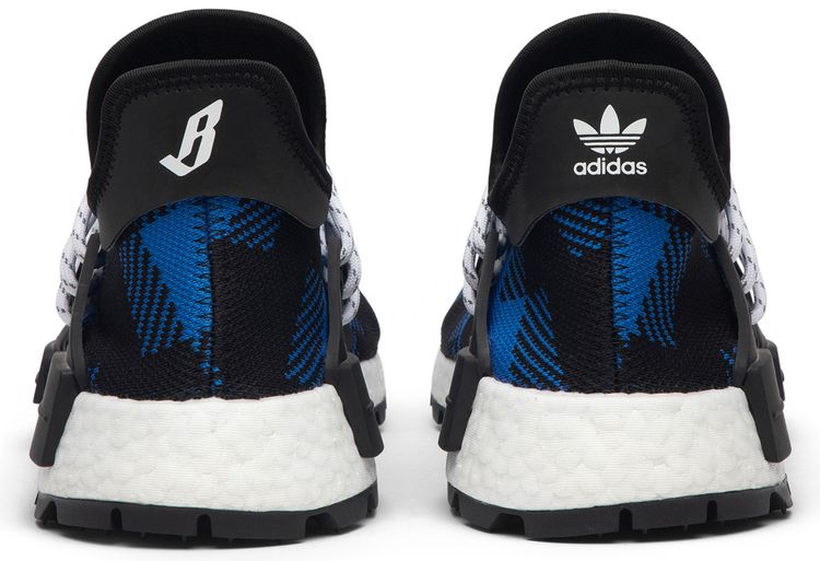 Pharrell x Billionaire Boys Club x adidas NMD Human Race Trail Blue Plaid
