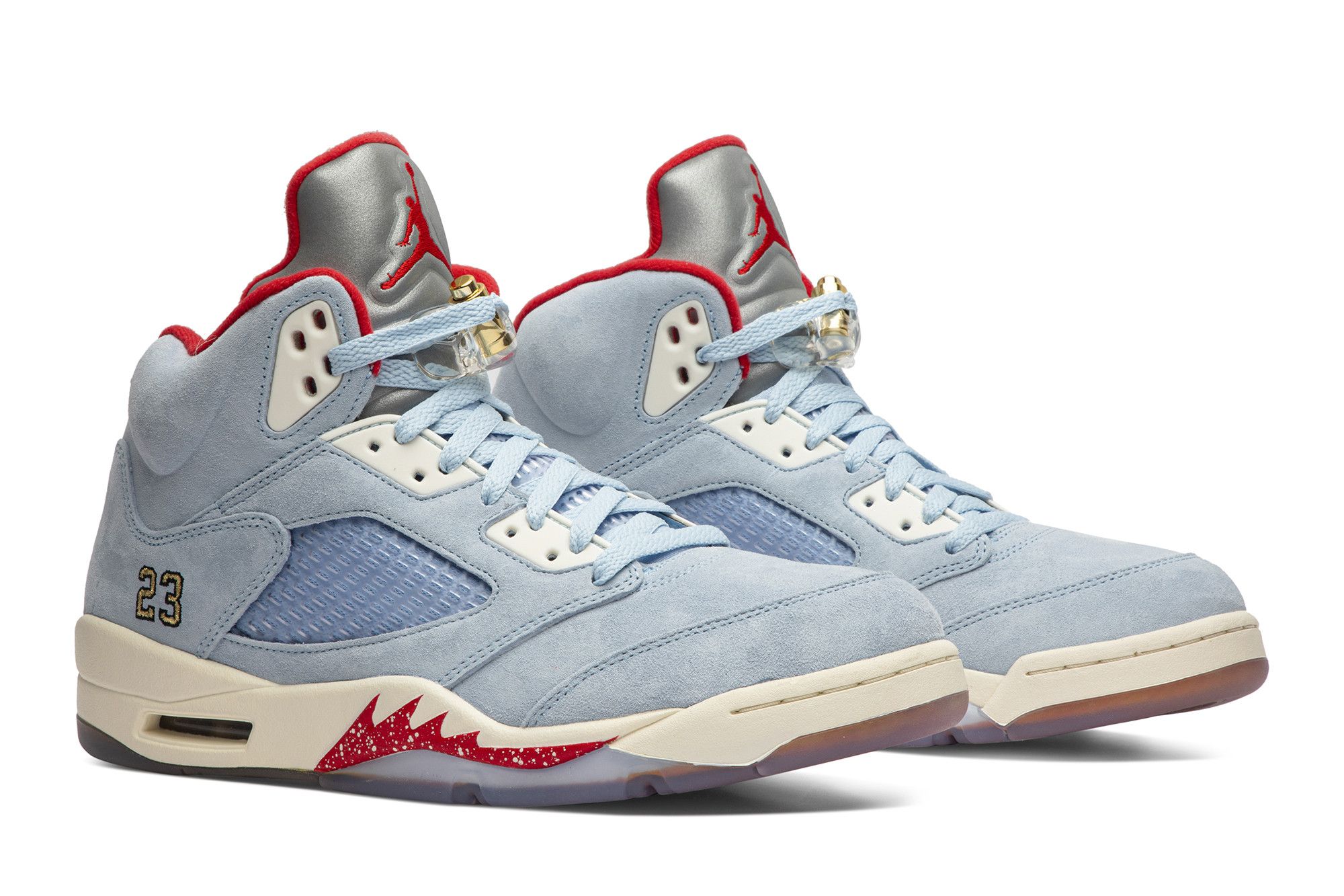 Size 10.0 Trophy Room x Air Jordan 5 Retro Ice Blue