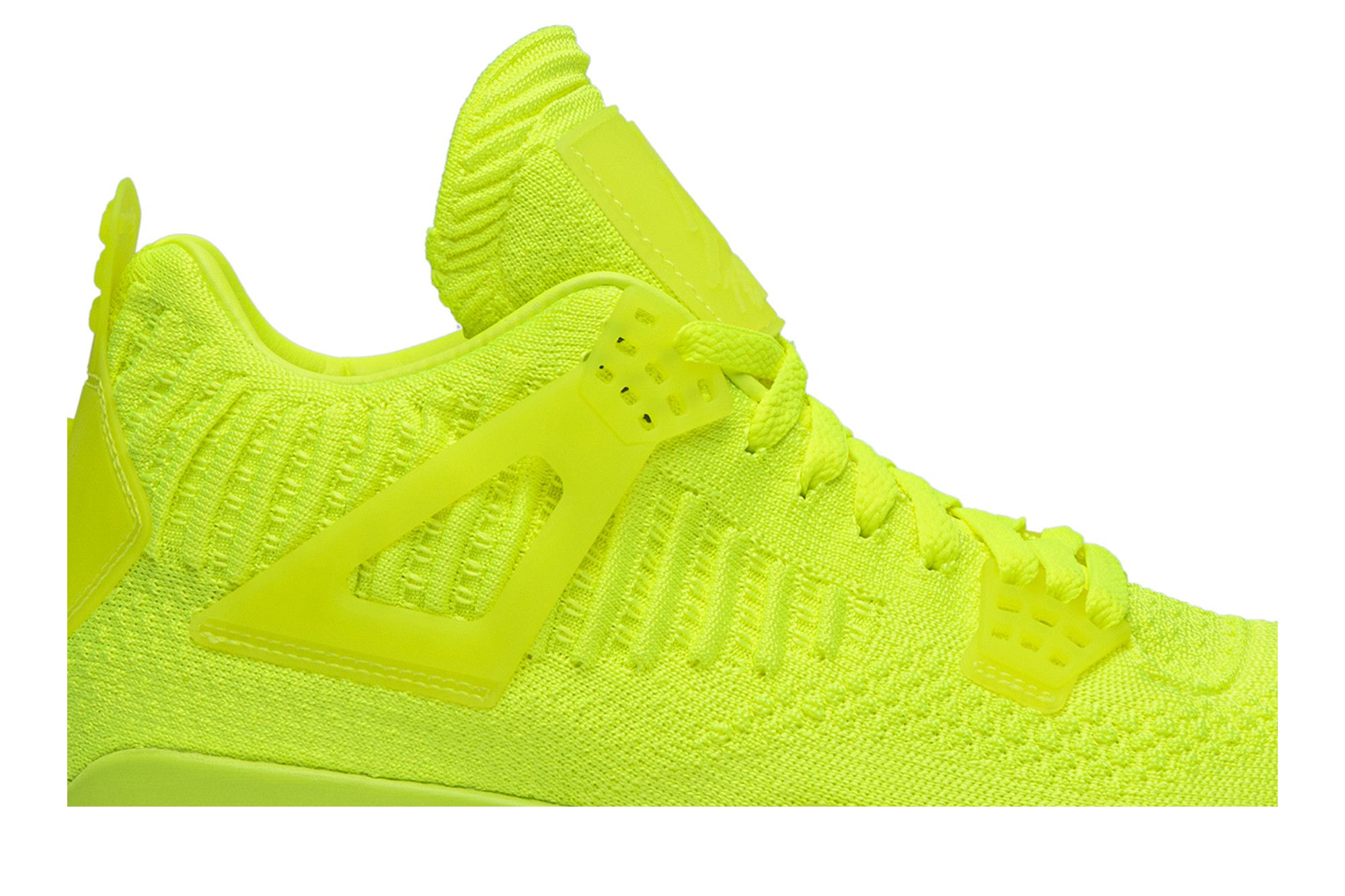 Air jordan 4 retro flyknit volt best sale