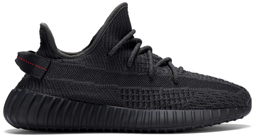 yeezys 350 reflective black