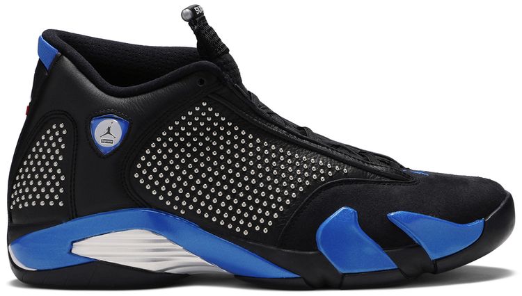 Supreme x Air Jordan 14 Retro Black Varsity Royal