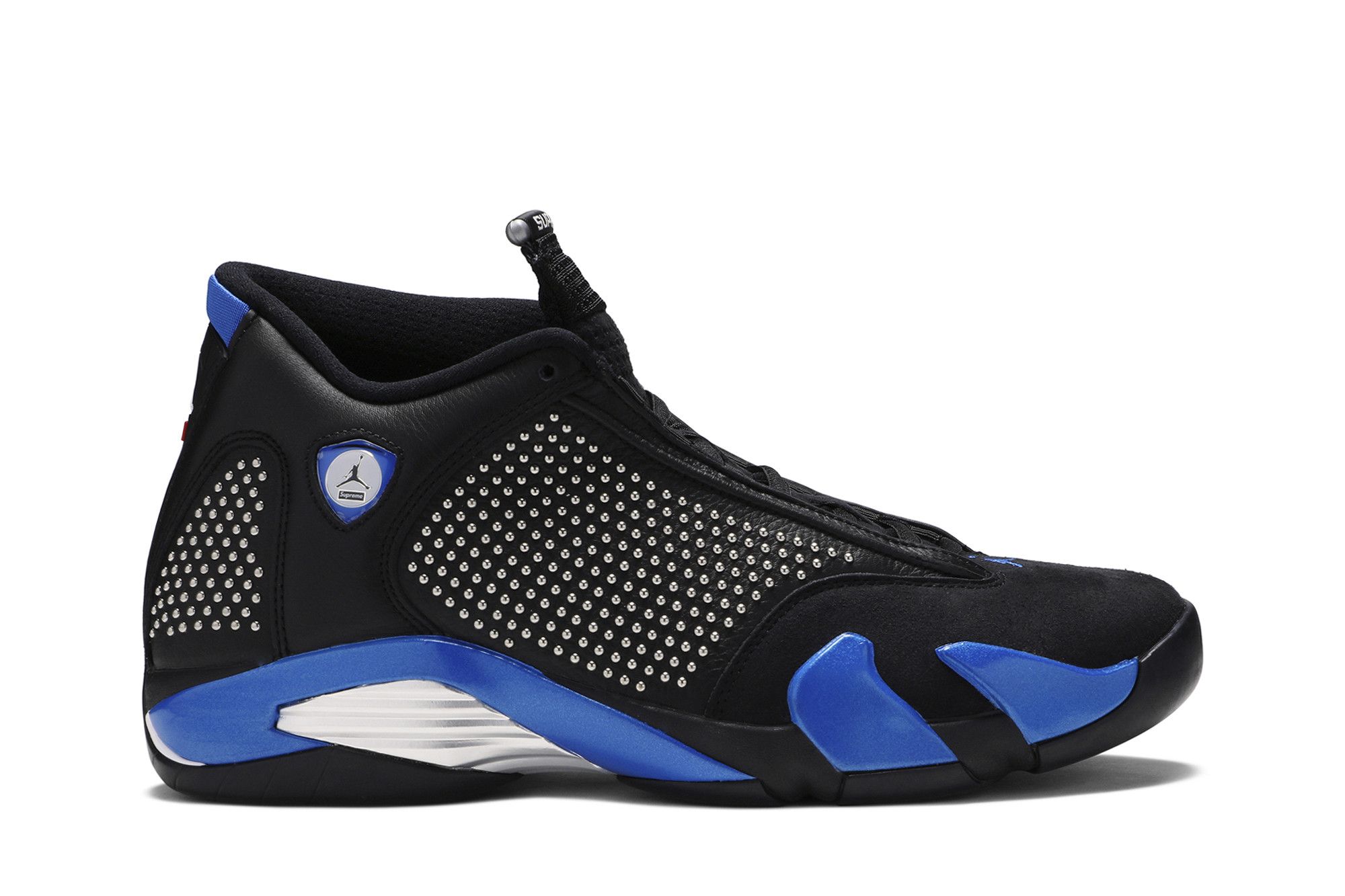 Buy Supreme x Air Jordan 14 Retro Black Varsity Royal BV7630 004 GOAT UK