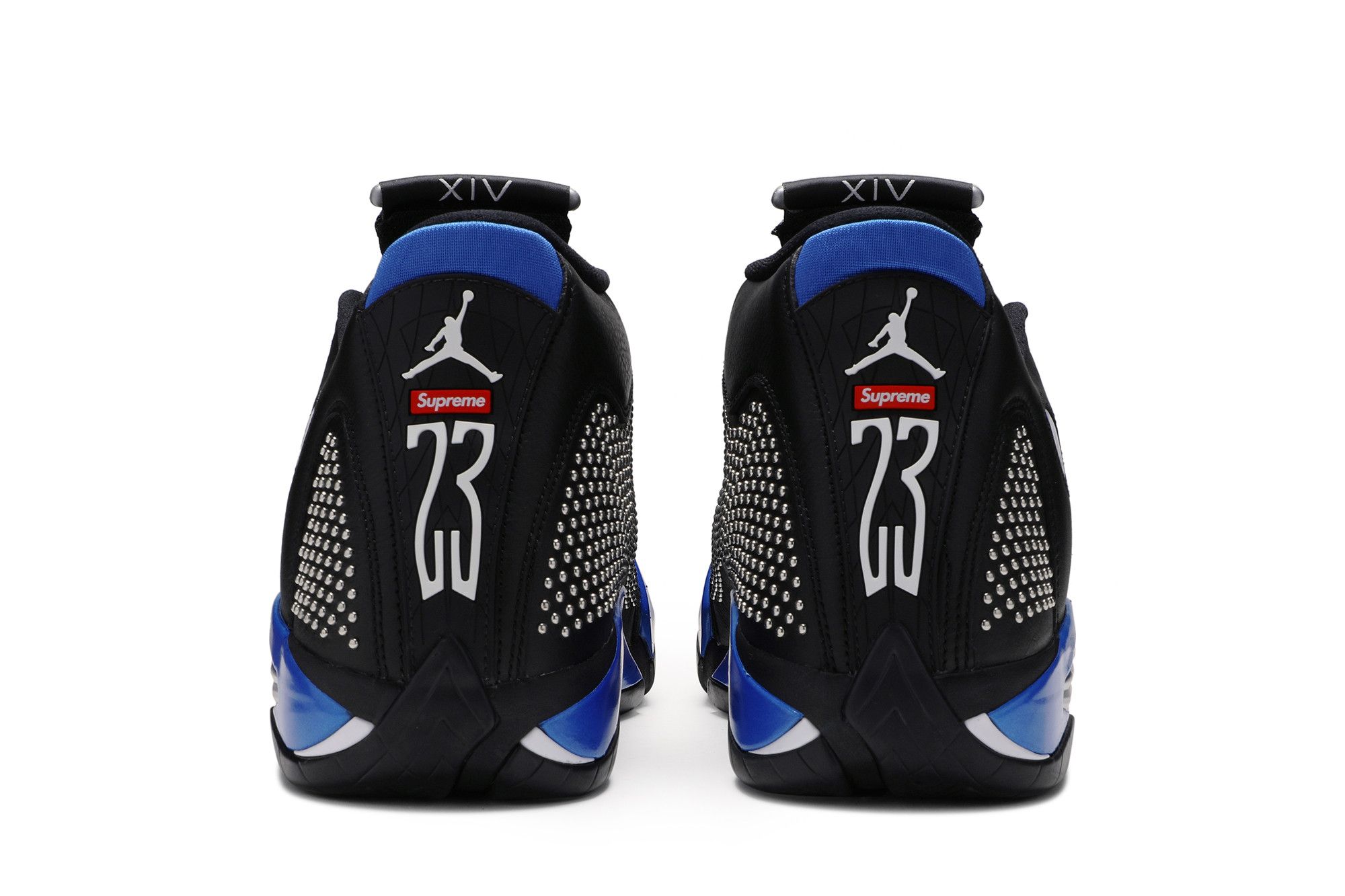 Buy Supreme x Air Jordan 14 Retro Black Varsity Royal BV7630 004 GOAT UK
