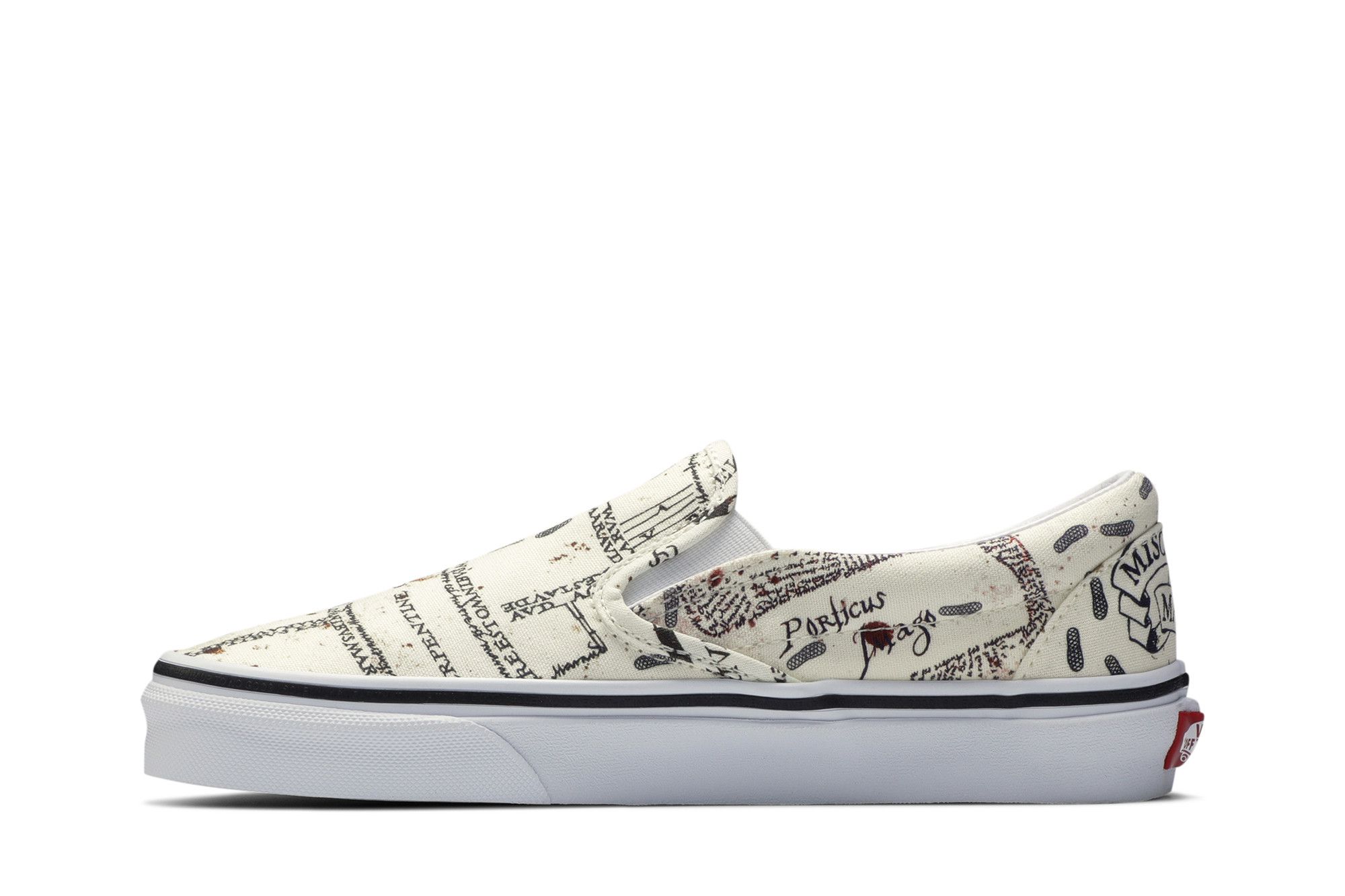 Vans x harry potter slip on marauder's map hot sale