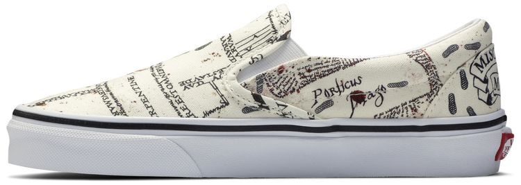 Harry Potter x Vans Classic Slip On Marauders Map