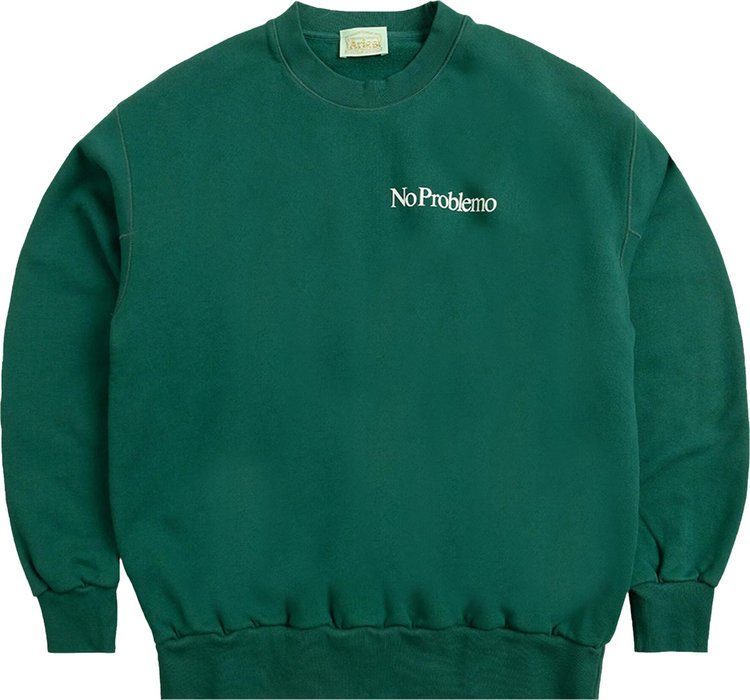 Aries Mini Problemo Sweatshirt 'Alpine Green'