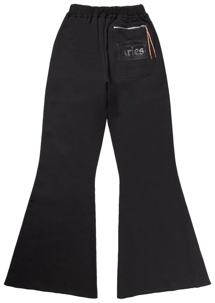 Aries Flared Sweatpant Black