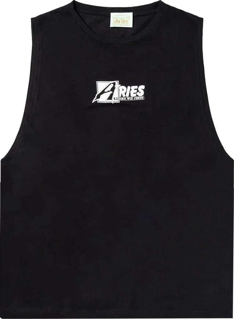 Aries Fearless Low Armhole Vest 'Black'