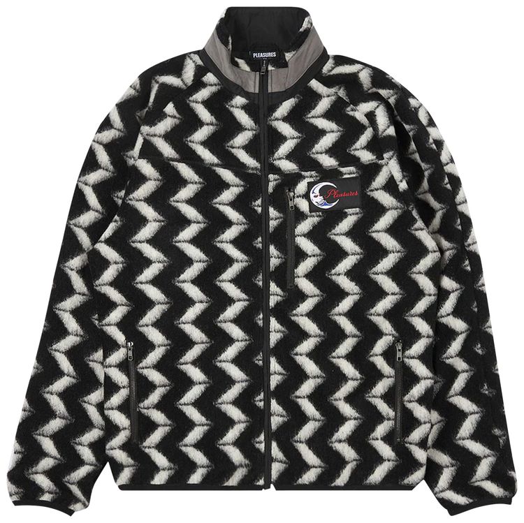 Pleasures Drifter Fuzzy Jacket Black