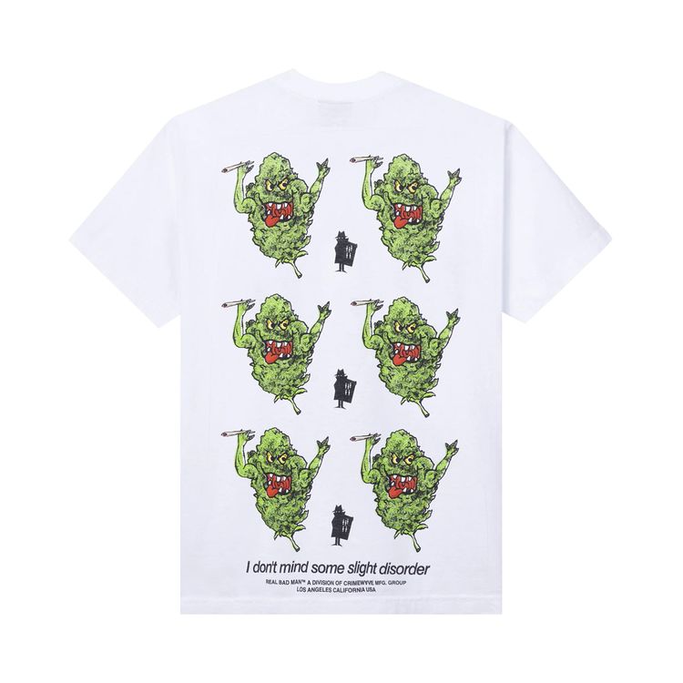 Real Bad Man Zodgilla Tee White