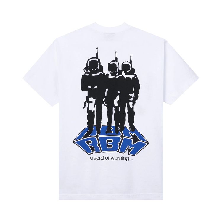 Real Bad Man Warning Tee White