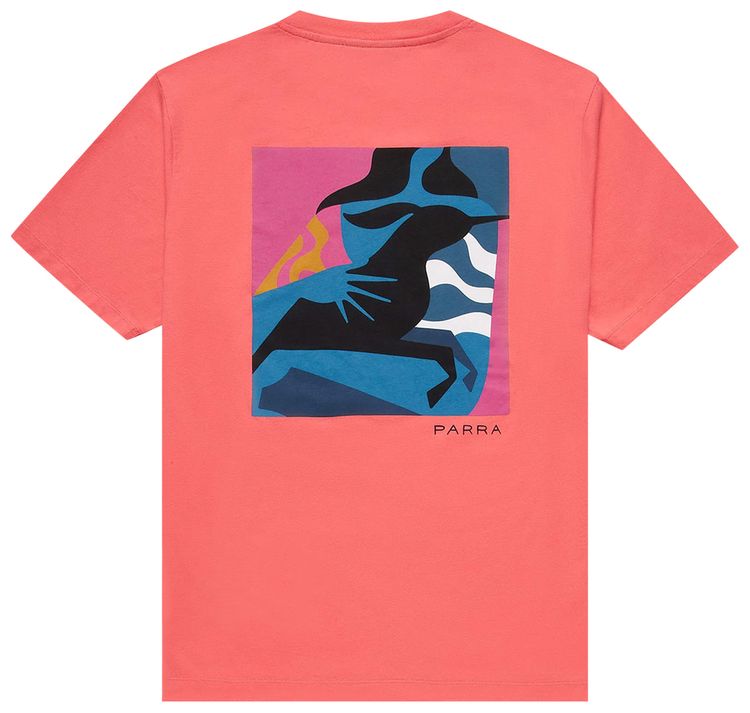 Parra Emotional Neglect T Shirt Faded Coral
