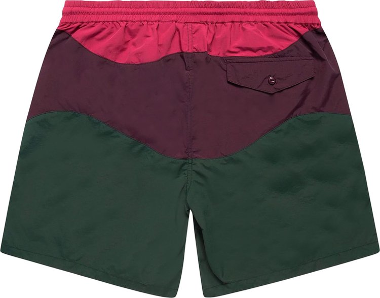 Parra Waved Swim Shorts Multicolor