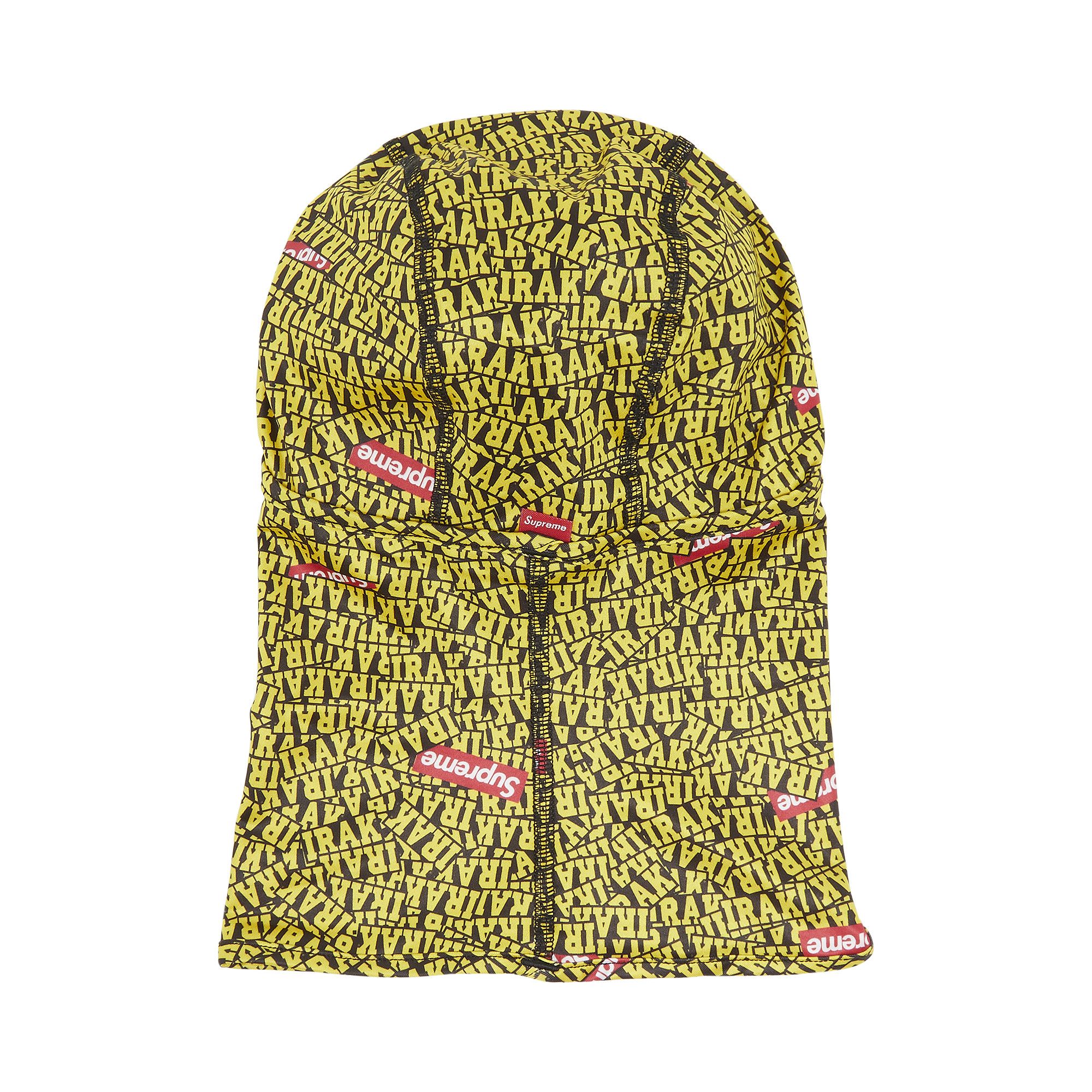 Buy Supreme x IRAK Lightweight Balaclava 'Yellow' - FW22H105