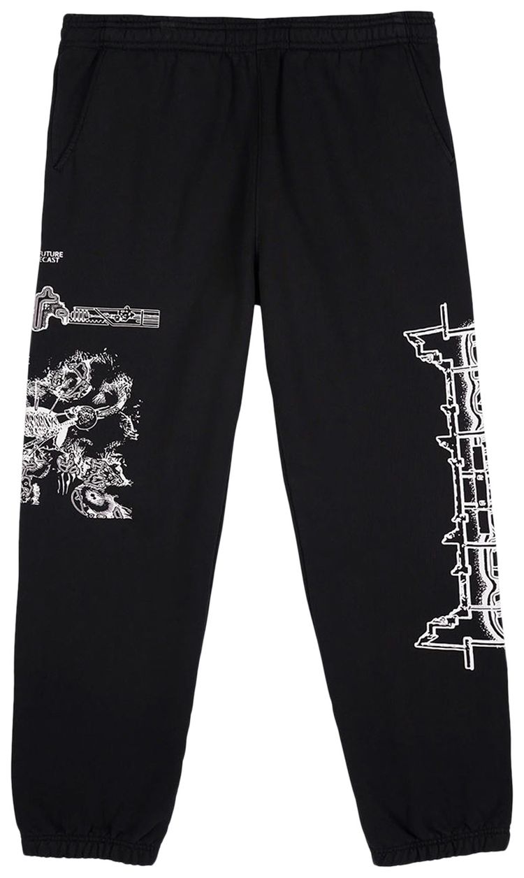 Brain Dead Neo Future Sweatpant Black