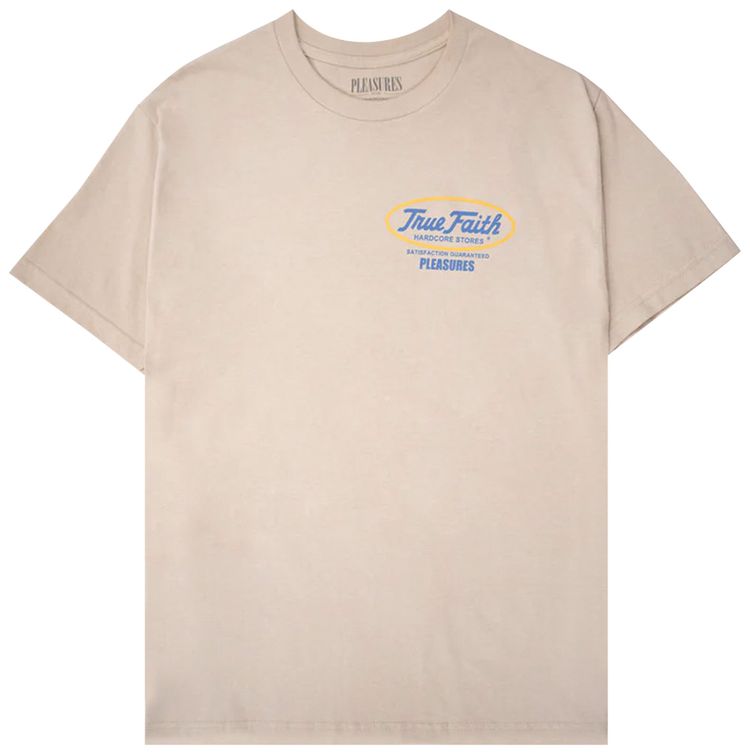 Pleasures Faith T Shirt Sand
