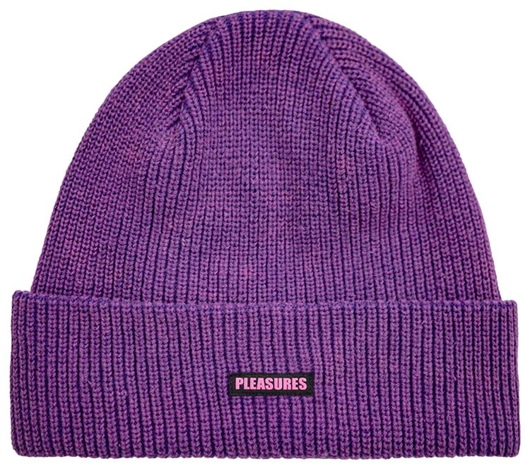 Pleasures Impact Logo Beanie Purple