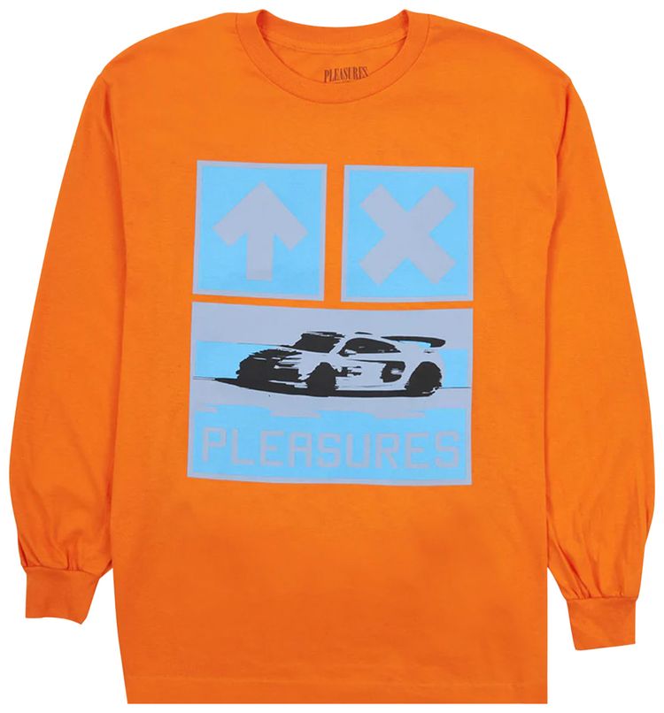 Pleasures Drive Long Sleeve Orange