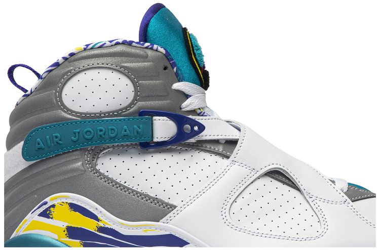 Wmns Air Jordan 8 Retro White Aqua