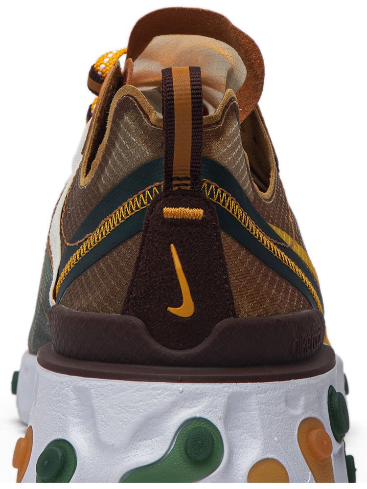 Nike React Element 87 Ivory Orange