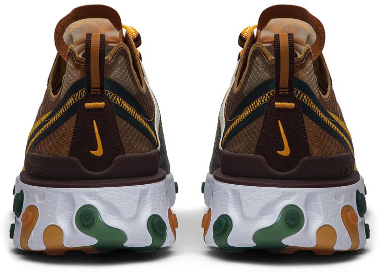 Nike React Element 87 Ivory Orange