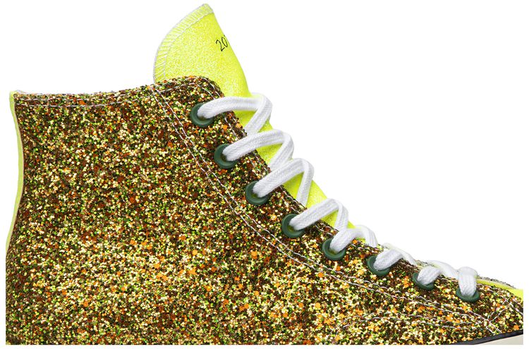 Converse JW Anderson x Chuck 70 High Glitter Pack   Gold Silver