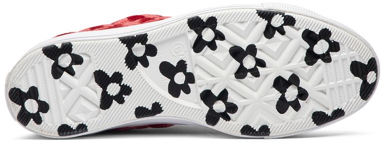 Golf Le Fleur x Converse One Star Quilted Velvet Cherry
