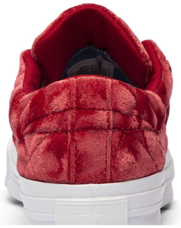 Golf Le Fleur x Converse One Star Quilted Velvet Cherry