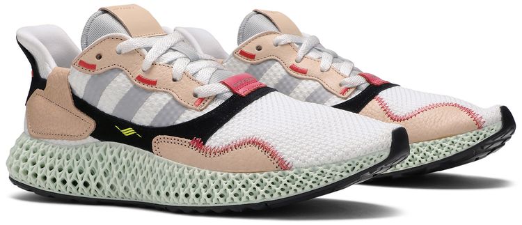 Hender Scheme x adidas ZX 4000 Futurecraft 4D White