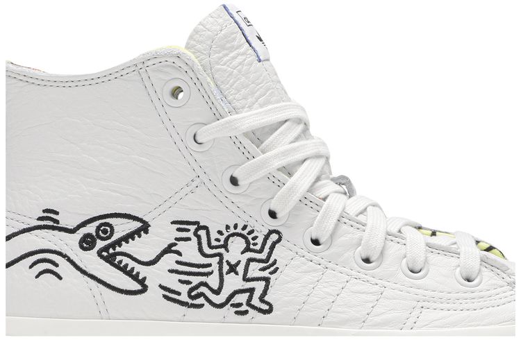 Keith Haring x adidas Nizza High RF Pop Art