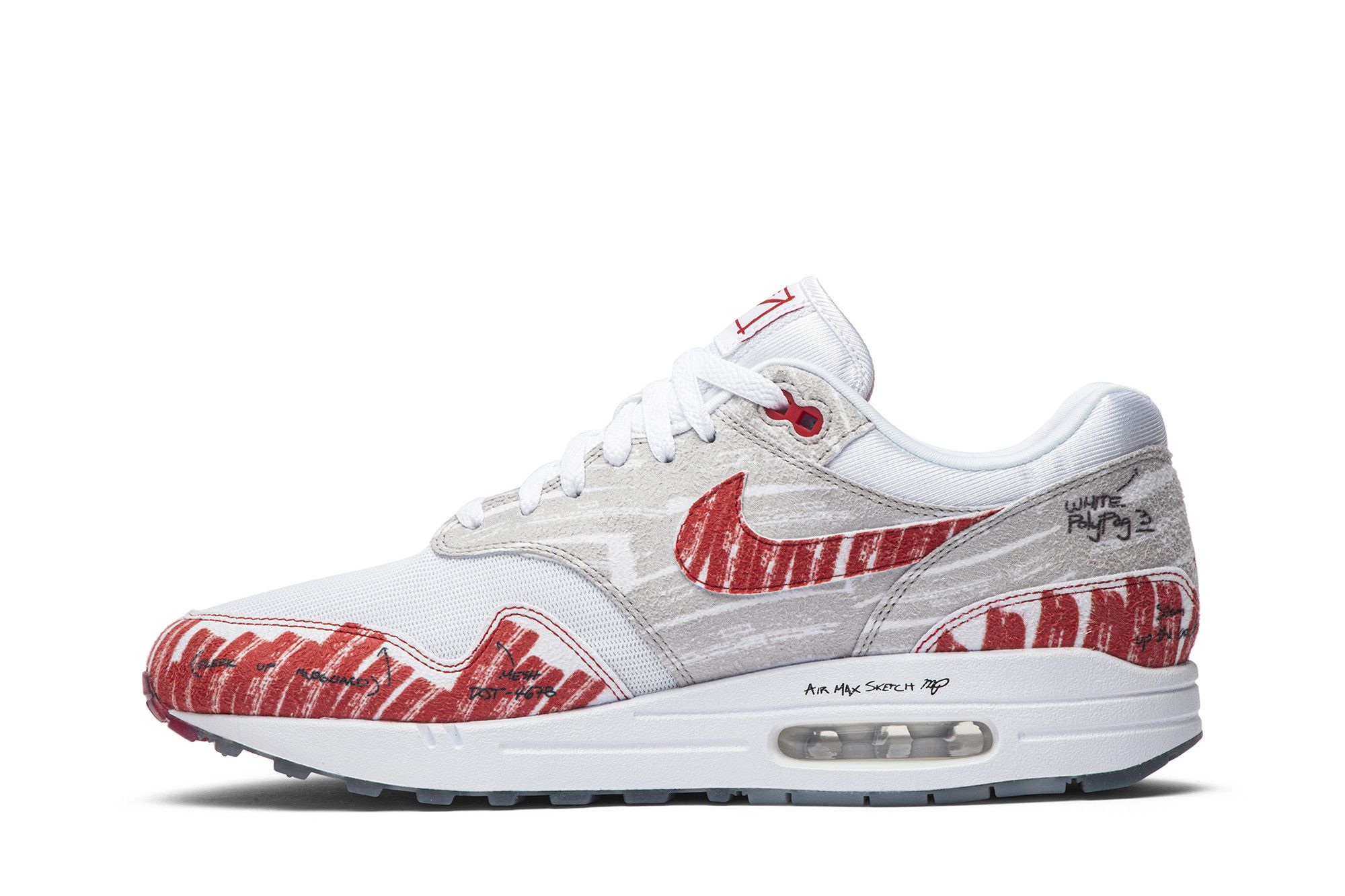 Buy Air Max 1 Sketch To Shelf University Red CJ4286 101 GOAT