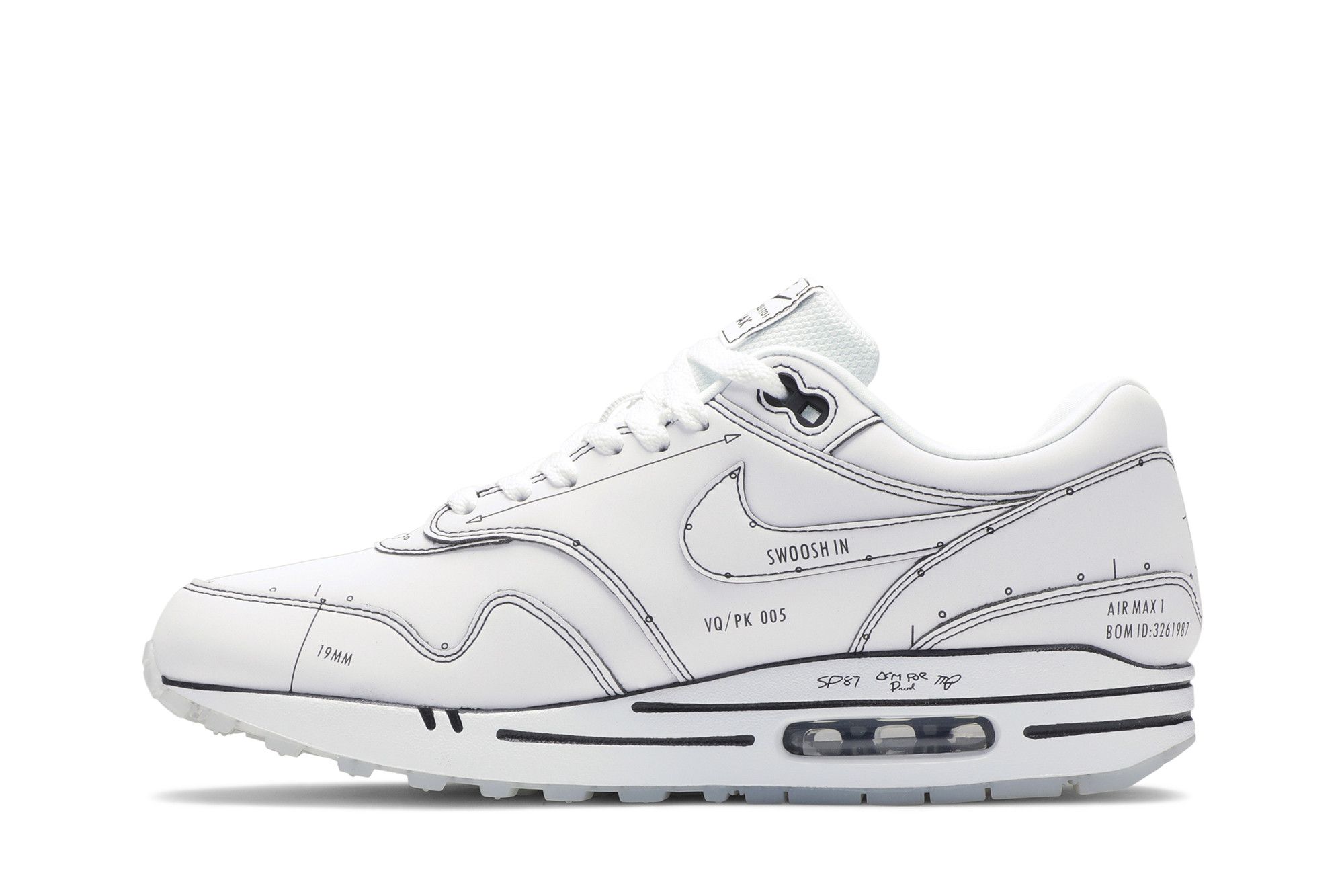 nike air max 1 schematic
