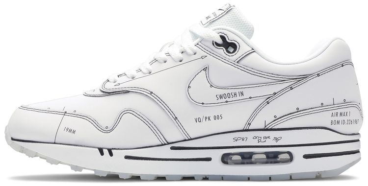 Nike Air Max 1 Sketch To Shelf White