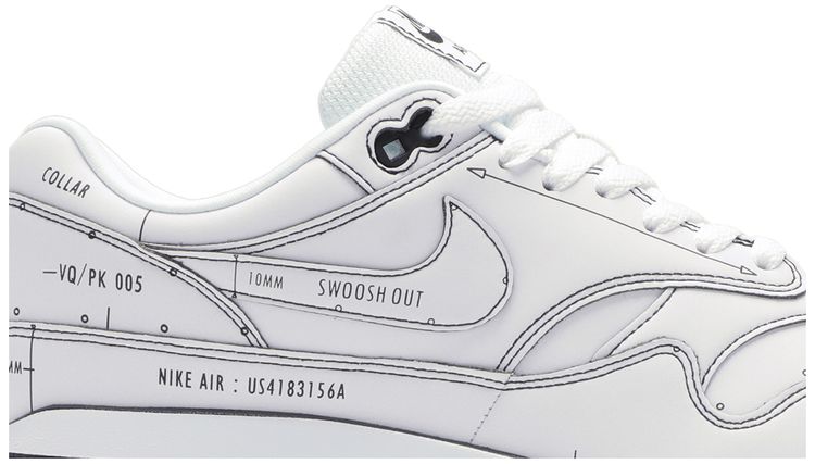 Nike Air Max 1 Sketch To Shelf White