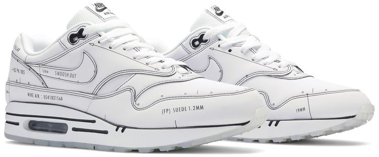 Nike Air Max 1 Sketch To Shelf White