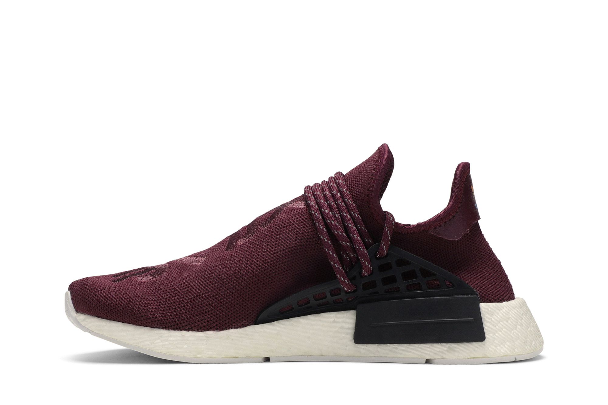 Adidas nmd r1 pharrell hu friends and family burgundy top