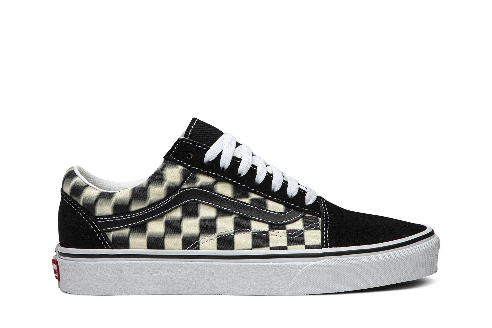 Blur checkered deals vans old skool