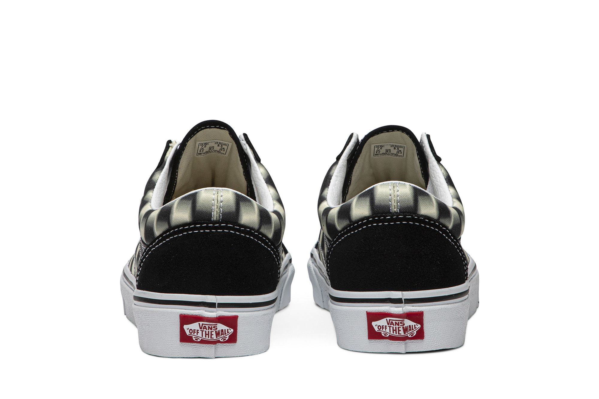 Vans old skool checkerboard blurred discount