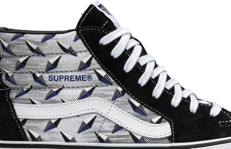 Supreme x Sk8 Hi Pro Diamond Plate Black Grey