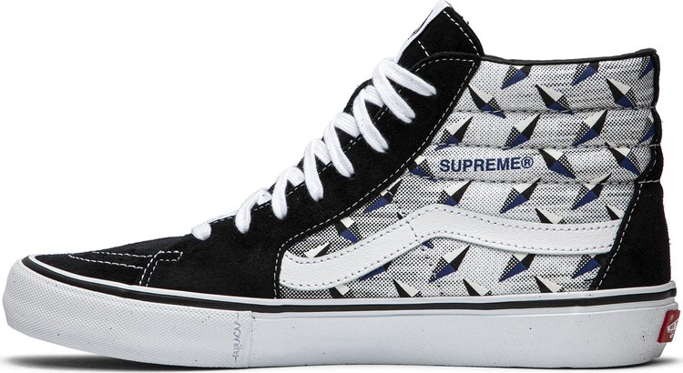 Supreme x Sk8 Hi Pro Diamond Plate Black Grey