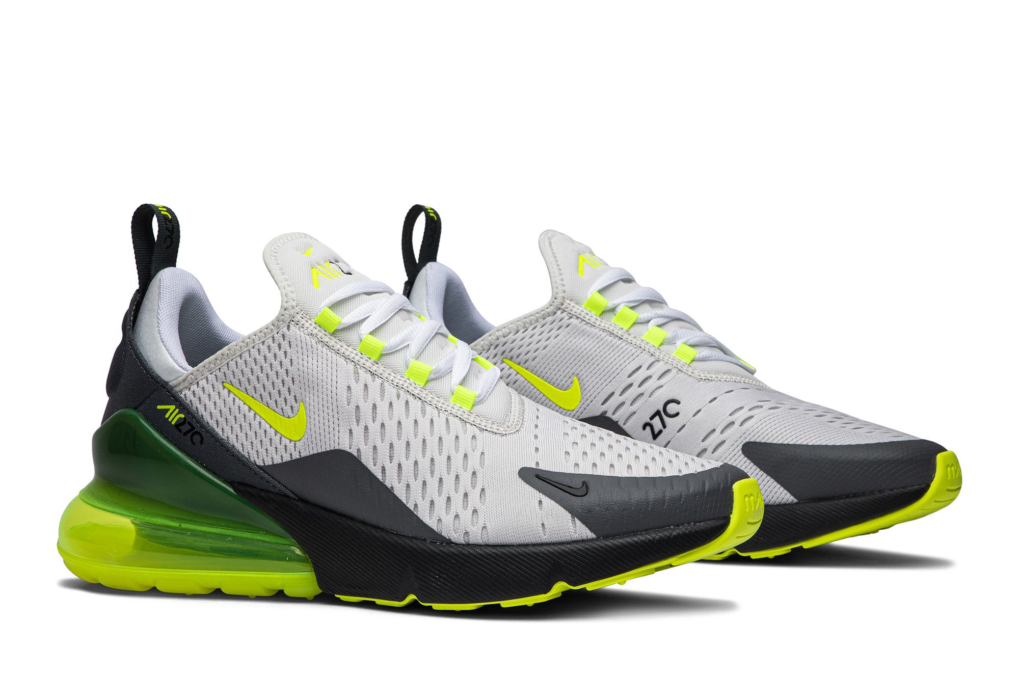 Nike 270 platinum tint-volt-dark grey shop