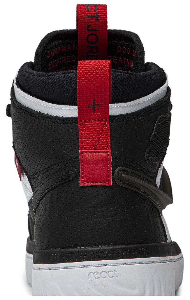 Air Jordan 1 React High Black White