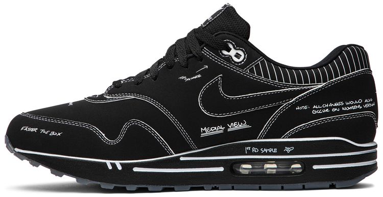 Nike Air Max 1 Sketch To Shelf   Black