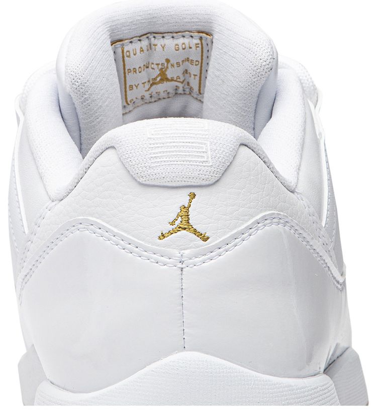 Air Jordan 11 Low Golf Metallic Gold